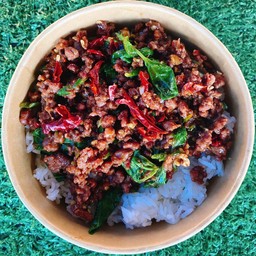 กะเพราเนื้อสับ