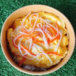 ข้าวไข่ข้น ปูอัด