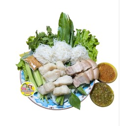 เมี่ยงปลาดอลลี่+หมูสามชั้น