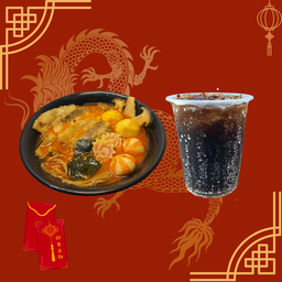 [อร่อยซ่ากับโค้ก] หม่าล่าน้ำข้น +  โค้กถัง