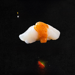 Hotate Mentai Nigiri ซูชิหอยเชลล์ซอสเมนไทโกะ