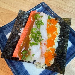 aka ebi hand roll