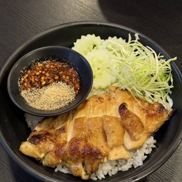 Grilled Chicken With Thai Spicy Sauce On Rice