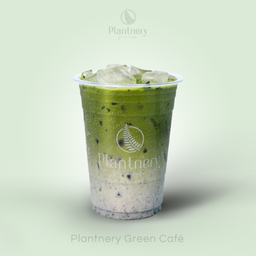 มัทฉะลาเต้งาดำ