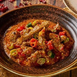 วากิวออสเตรเลียนใบพายผัดหม่าล่า