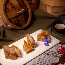 ฟองเต้าหู้ไส้กุ้งทอด