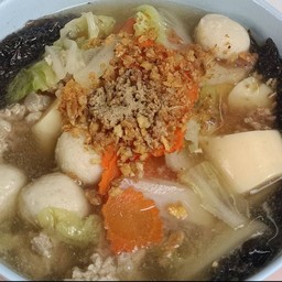 ต้มจืดเต้าหู้หมูสับ+สาหร่าย