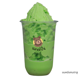 นมหมีแคนตาลูปปั่น