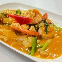 กุ้งผัดไข่เค็ม