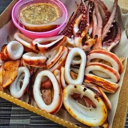 หมึกกล้วยย่าง ชุด S