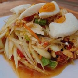 ตำไทยไข่เค็ม