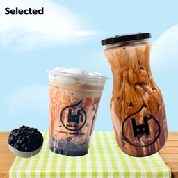 ชานมไต้หวันบราวน์ชูก้า+ไข่มุกลาวา