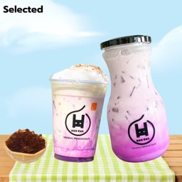 นมเผือก+เจลลี่