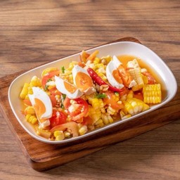 ตำข้าวโพดไข่เค็ม