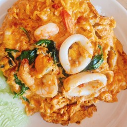 ข้าวไข่ข้นห่อหมกทะเล