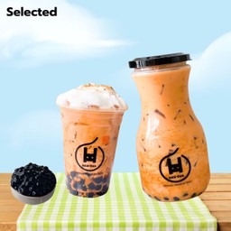 ชาไทย+ไข่มุกลาวา