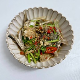 หัวปลากะพงผัดขึ้นฉ่าย