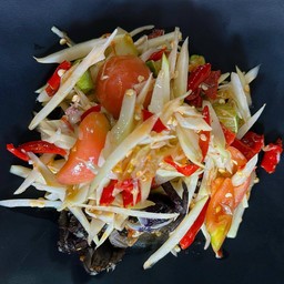 ตำปูน้ำปลา(ไม่ใส่ปลาร้า)