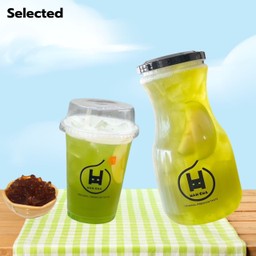 ชาเขียวแอปเปิ้ล+เจลลี่