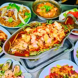 แกงส้มแป๊ะซะปลาช่อนทอดกรอบ