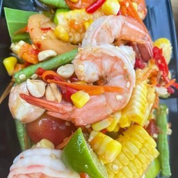 ตำข้าวโพดกุ้ง