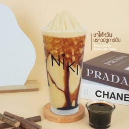 ชาไต้หวันบราวน์ชูก้าปั่น