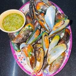 หอยแมลงภู่เผา