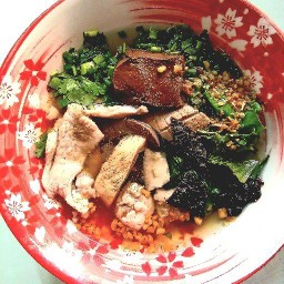 เกาเหลาเลือดหมูบ่อนไก่ ปุ๊กกะเจี๊ยบ บ่อนไก่ พระราม 4