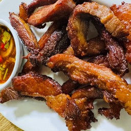 เนื้อแดดเดียวทอด