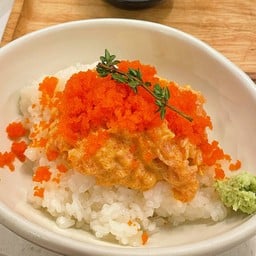 donburi salmon lava x ebiko