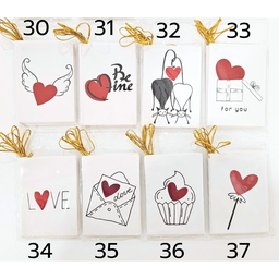 แท็กการ์ด บอกรัก no.30-37
