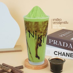 ชาเขียวบราวน์ชูก้าปั่น