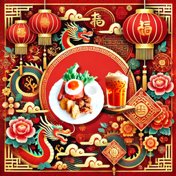 ข้าวผัดอเมริกันบวกกับชาไทยคู่กันฟินเวอร์