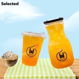 ชาเขียวพีช+บุก