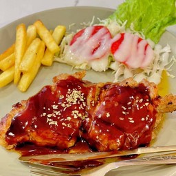 สเตกไก่บาบีคิว