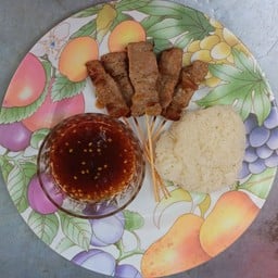 หมูปิ้งเตาถ่านสูตรโบราณ