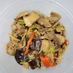 หมูผัดขิง