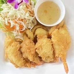 กุ้งชุบแป้งทอด
