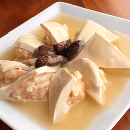 เต้าหู้สอดใส้กุ้งนึ่ง