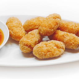 ทอดมันกุ้งใส้ชีส