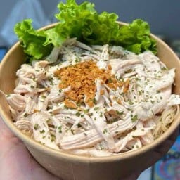 เส้นหมี่ไก่ฉีก ตลาดนัดทับยาว ลาดกระบัง
