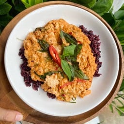 ห่อหมกไก่ไข่ข้น