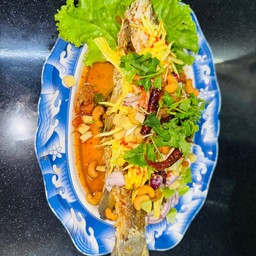 ปลากระพงลุยสวน