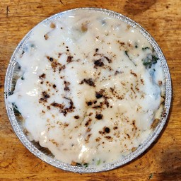 ผักโขมชีสปังกรอบ+ไก่