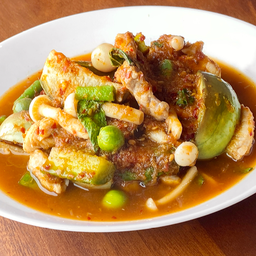 แกงป่าเนื้อปลาเก๋า