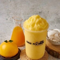 มะพร้าวปั่นน้ำส้ม