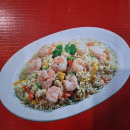 ข้าวผัดกุ้งข้าวผัดหมู