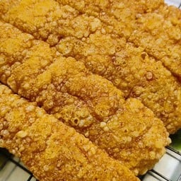 ข้าวหมูกรอบ คั่ว