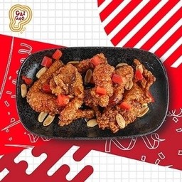 หนังไก่ทอด