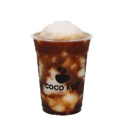 ลาเต้มะพร้าวปั่นนมสด..